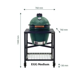 Big Green Egg Pack Big Green Egg sur table modulaire - MEDIUM - Image 2