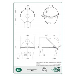 Big Green Egg Pack Big Green Egg XL pour pose libre - Image 2