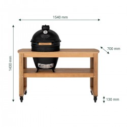 Big Green Egg Pack LARGE The Onyx, sur table eucalyptus - Image 2