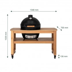 Big Green Egg PackXLARGE The Onyx, sur table eucalyptus - Image 2