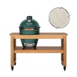 Big Green Egg EGG Large sur table eucalyptus - Image principale