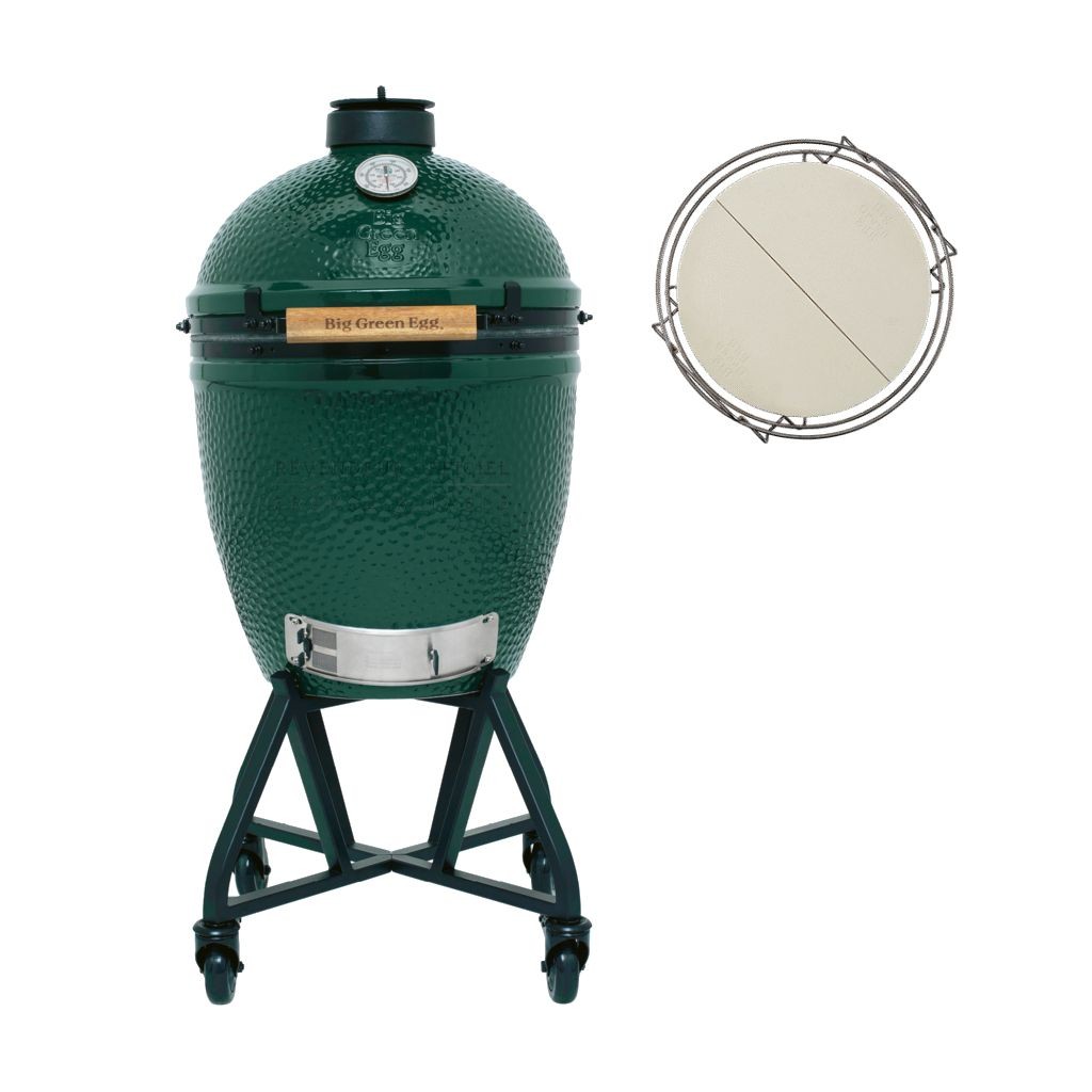 Big Green Egg Pack Big Green Egg LARGE sur chariot à roulettes