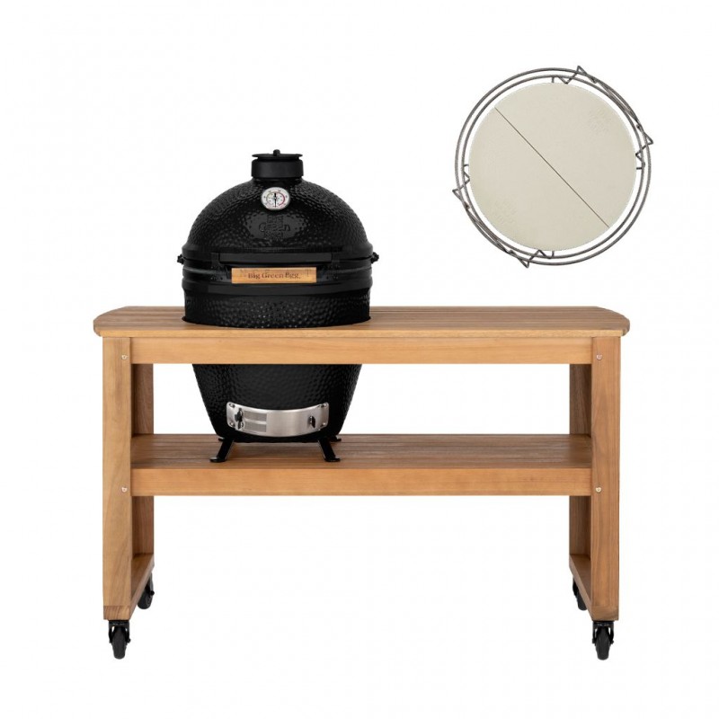 Big Green Egg Pack LARGE The Onyx, sur table eucalyptus