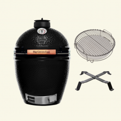 Big Green Egg The Onyx Large Essential Collection pour pose libre (avec berceau de table) - Image principale