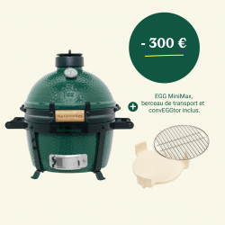 Big Green Egg Pack MINIMAX avec berceau à poignées et convEGGtor - Image principale