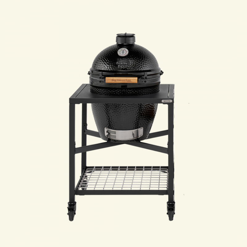 Big Green Egg EGG Large The Onyx sur table modulaire