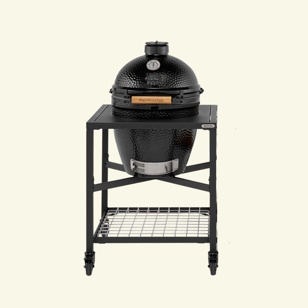 Big Green Egg EGG Large The Onyx sur table modulaire